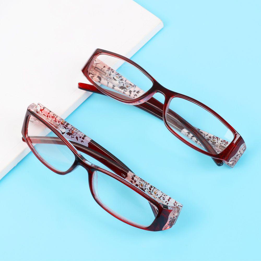 Populer Kacamata Baca Anti blue Light Ultralight Anti-blue Rays Retro Klasik Printing Eyeglasses