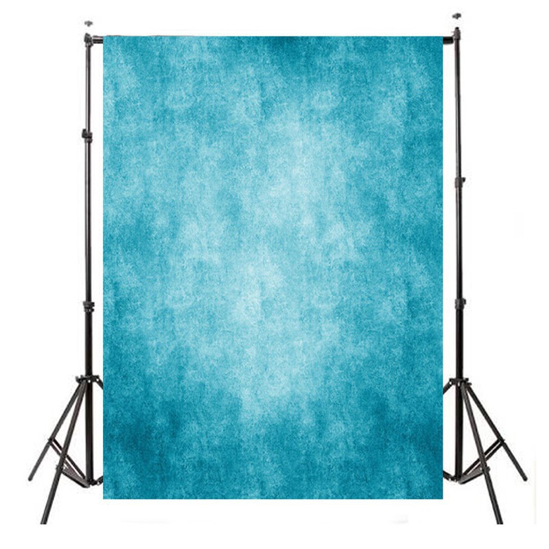 Happy Backdrop Background Warna Biru Bahan Vinyl Ukuran 5x7ft