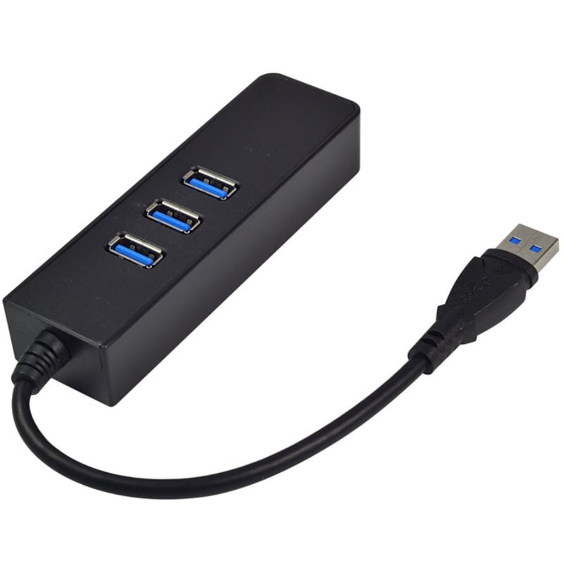 USB HUB 3.0 3port with Ethernet LAN Gigabit