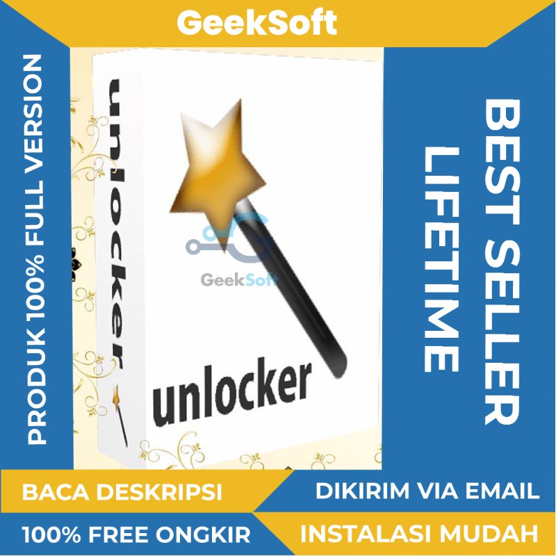 [FULL VERSION] Unlocker File Eraser Software - GARANSI AKTIVASI - Perangkat lunak untuk menghapus file yang sulit dihapus