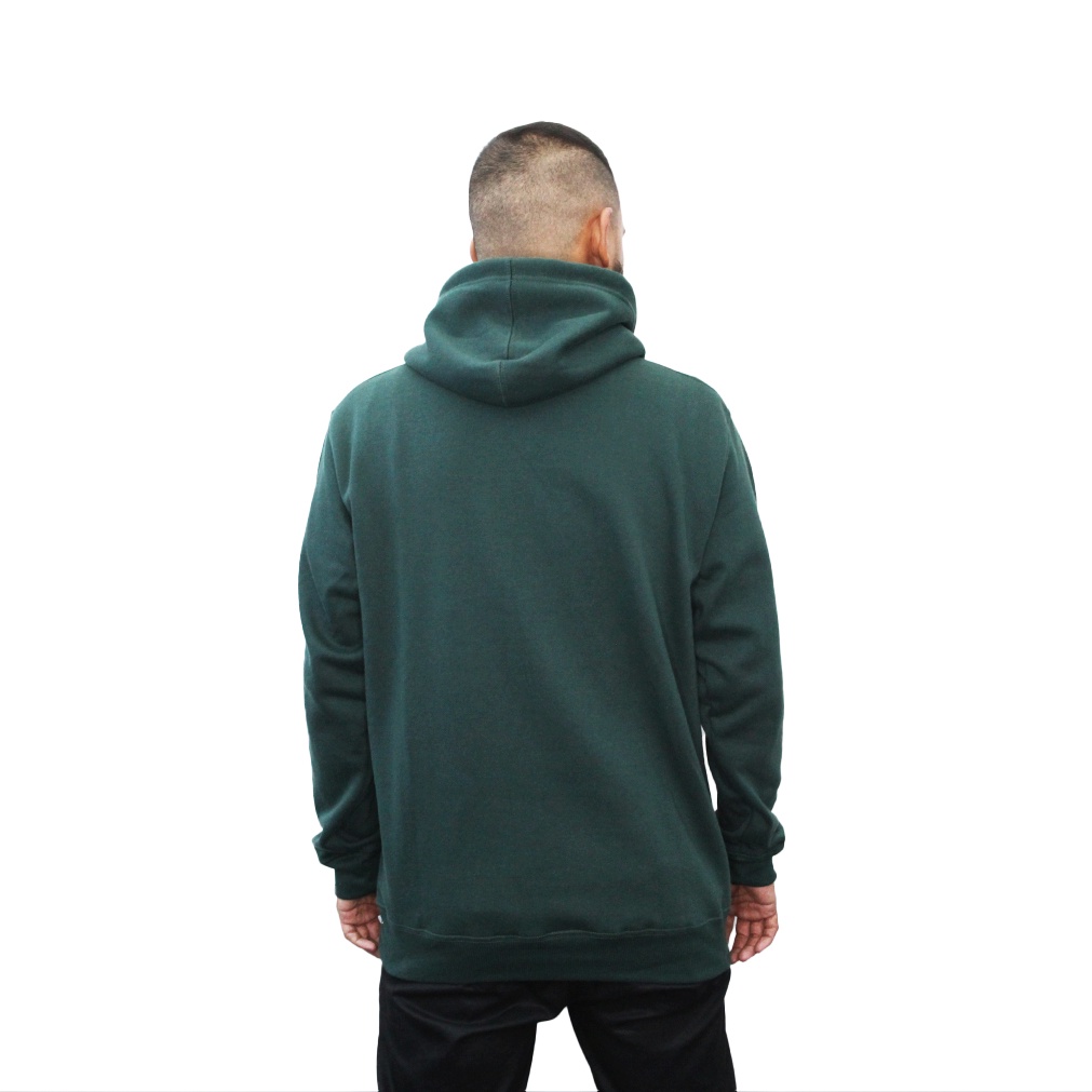 CROOZ ITALICS OG PULLOVER HOODIE FORESTGREEN