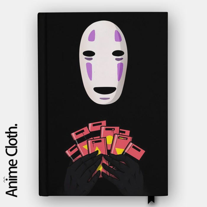 

Notebook Buku Spirited Away Kaonashi Noface Anime Jurnal Custom