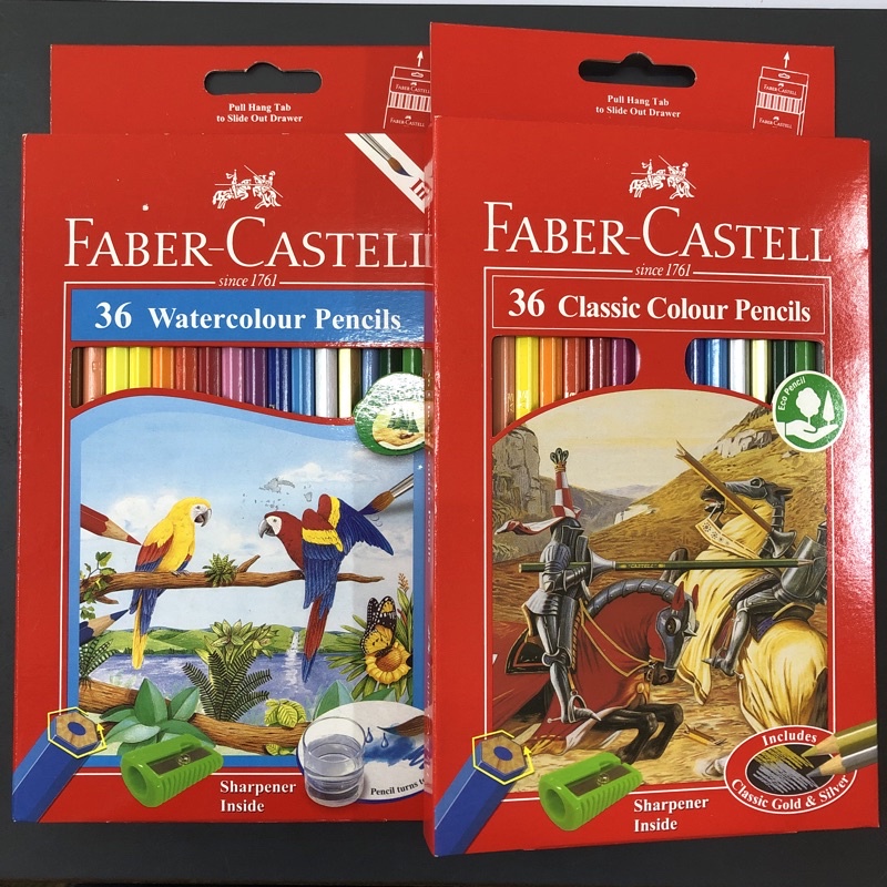 

Faber-Castell Pencil Colours isi 36 Warna Classic/Watercolour