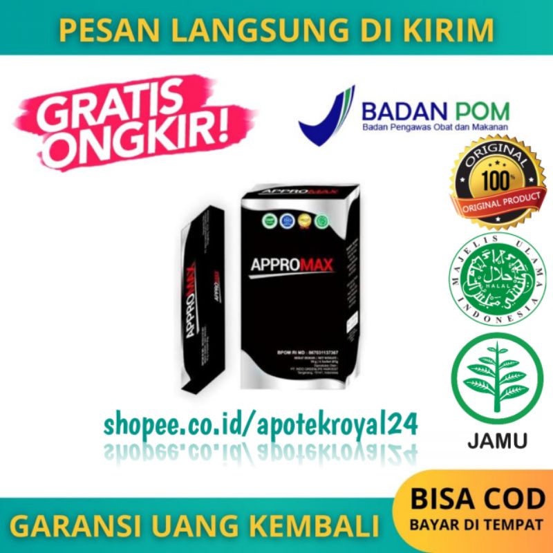 Appromax asli herbal stamina bpom