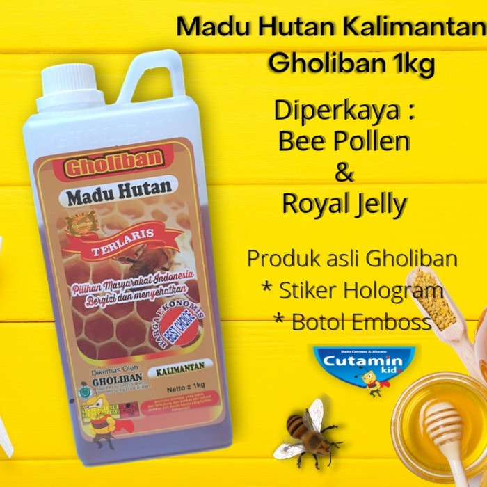 

d201nhd Madu Asli/Madu Murni/Madu Hutan Kalimantan 1Kg Gholiban Asli - 500 Gram Ds201Fs