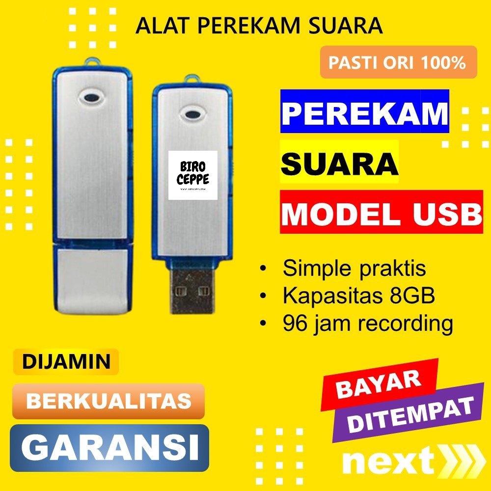 Spy Perekam Suara Mini Digital Tersembunyi