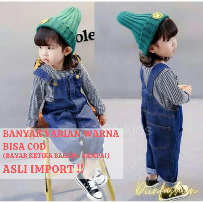 GROSIR ECER SETELAN ANAK CEWEK IMPORT JUMPSUIT OVERALL STELAN SET ANAK PEREMPUAN KEKINIAN KOREA
