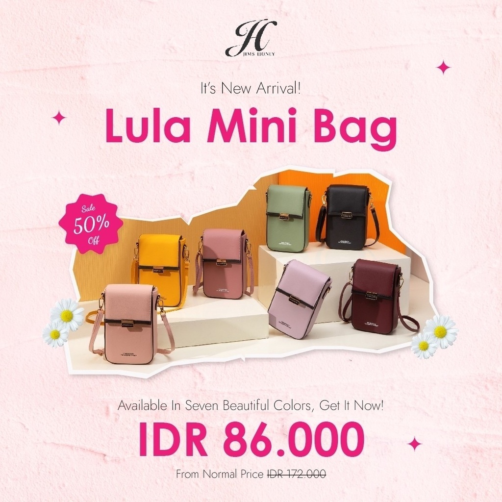 Tas Hp Wanita Jims Honey Lula Mini Bag | Tas HP Import Premium | Tas Mini Tas Selempang Wanita Impor