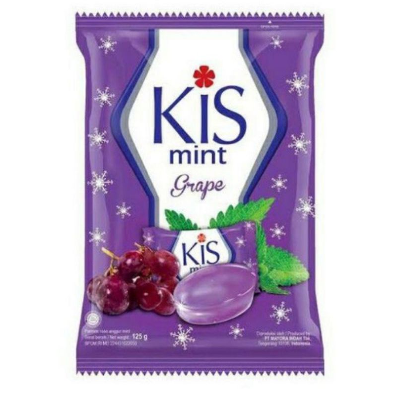 

PERMEN KISS MINT 125 GR CHERRY BARLEY GRAPE APPLE