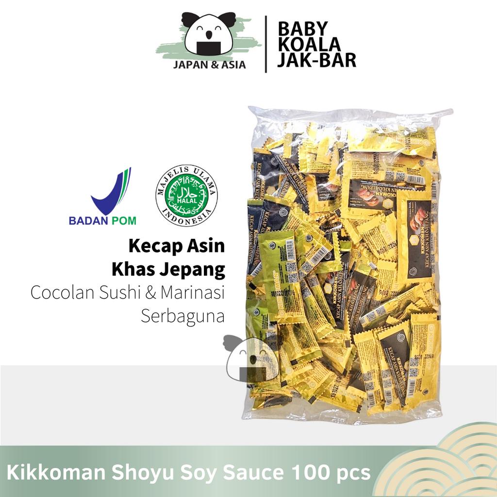 

KIKKOMAN Shoyu Kecap Asin Jepang Sachet 5ml x 100 pcs Halal..