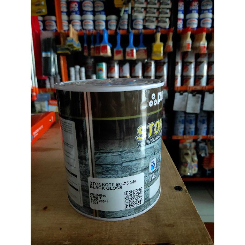 PROPAN STONEKOTE WARNA BLACK DOFF SC-76SB/ VERNIS BATU ALAM STONECARE