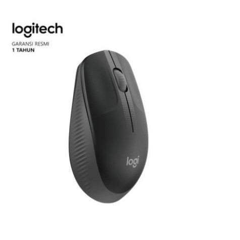 Mouse wireless logitech 2.4ghz optical 1000dpi full-size m190 original for pc laptop office gaming - Mice nirkabel m-190