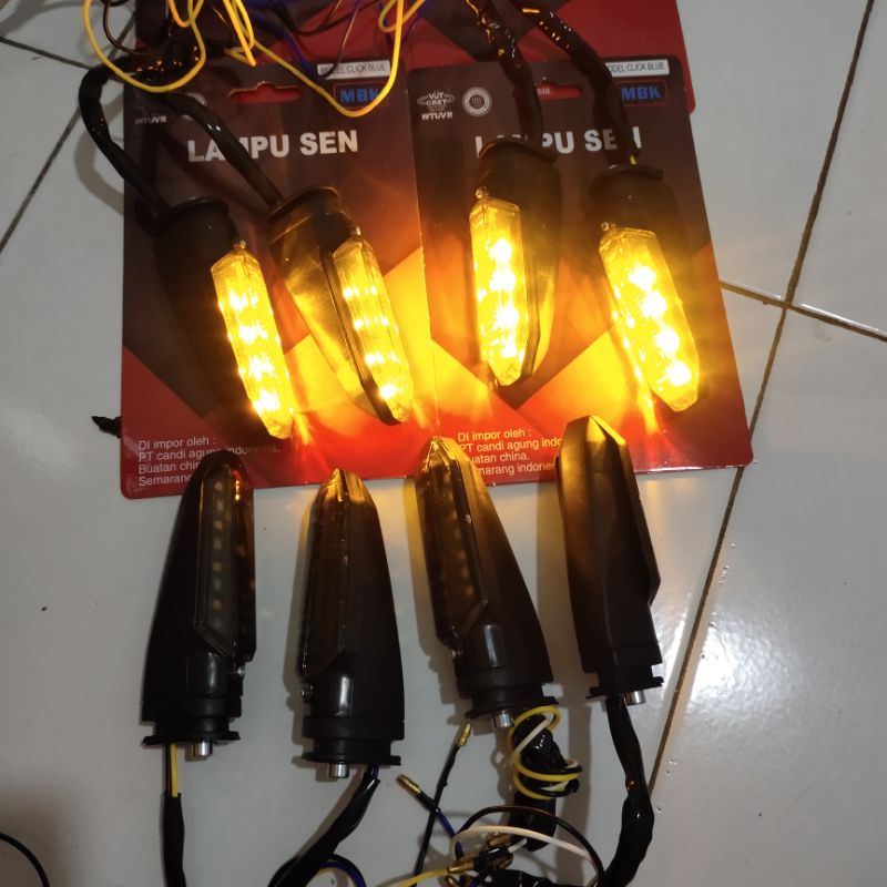 LAMPU SEN MOTOR MODEL CBR / VARIO model RUNNING