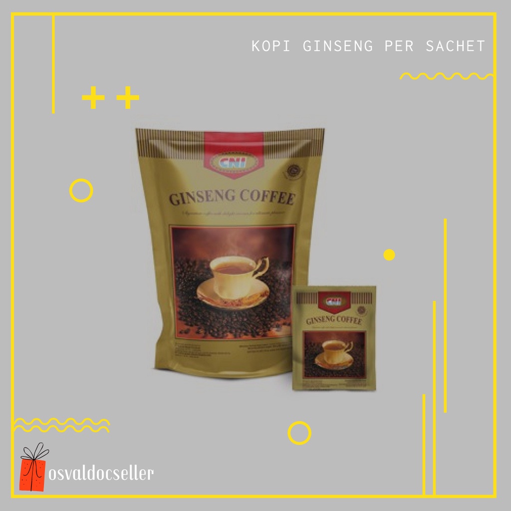 

Product Terlariss ✅ Kopi Ginseng Asli Original CNI Per Sachet | Kopi Herbal | Coffe | Kopi Bubuk | Kopi Sachet | Hitam | Instan | Murah | Ginseng Coffee | OSVALDOCSELLER