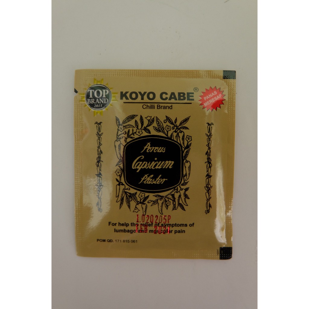 

KOYO CABE SACHET PEGAL LINU, MASUK ANGIN, NYERI OTOT