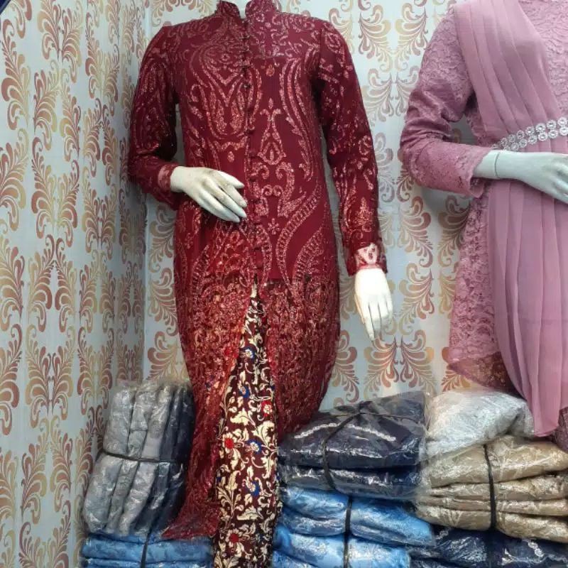 SETELAN KEBAYA KURUNG SITI NURBAYA//KEBAYA PESTA/KEBAYA KEKINIAN/BY PB KEBAYA