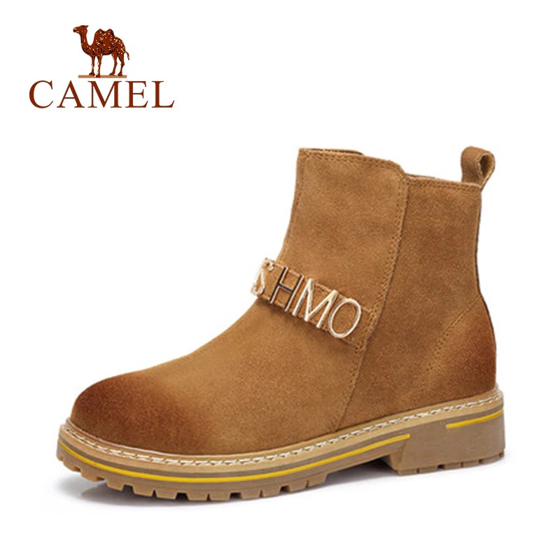 Sepatu Boots Wanita Fashion CAMEL 