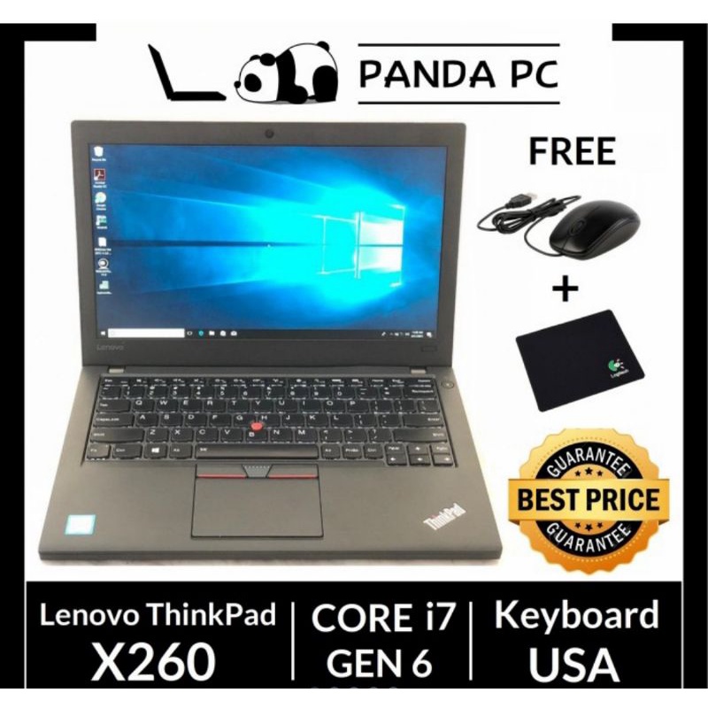 Lenovo thinkpad x260 laptop nootbook second