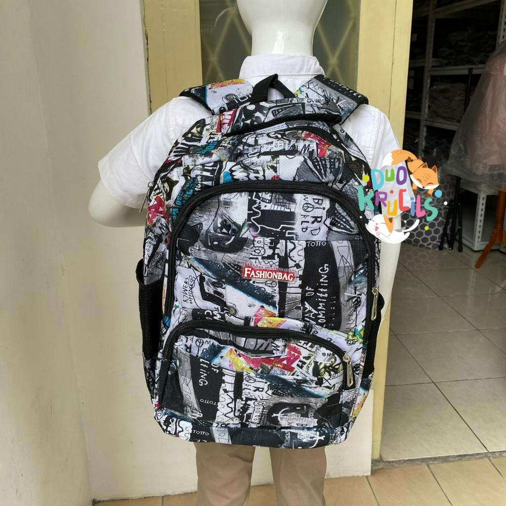 TAS SEKOLAH SD SMP SMA KULIAH ABSTRACT HITAM PUTIH