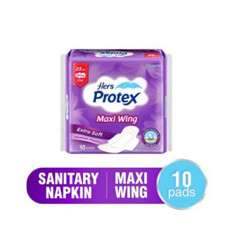Hers Protex Extra Soft Maxi Wing 23cm isi 10 pads