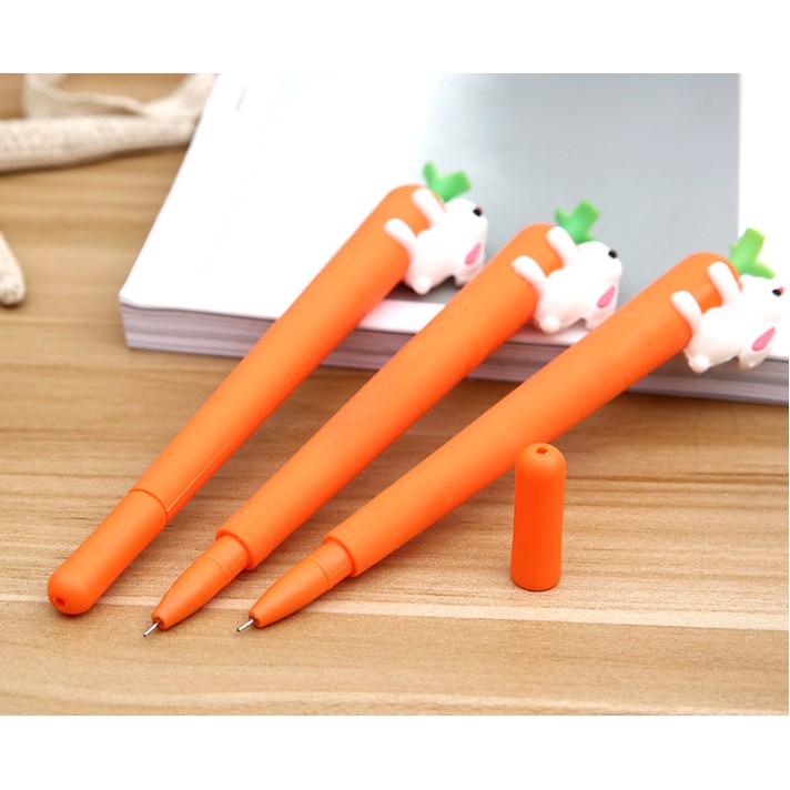 Bolpoin Bentuk WORTEL Sayur CARROT / Pulpen 0,38 mm Motif WORTEL CARROT Lucu / Ballpoint Wortel Imut