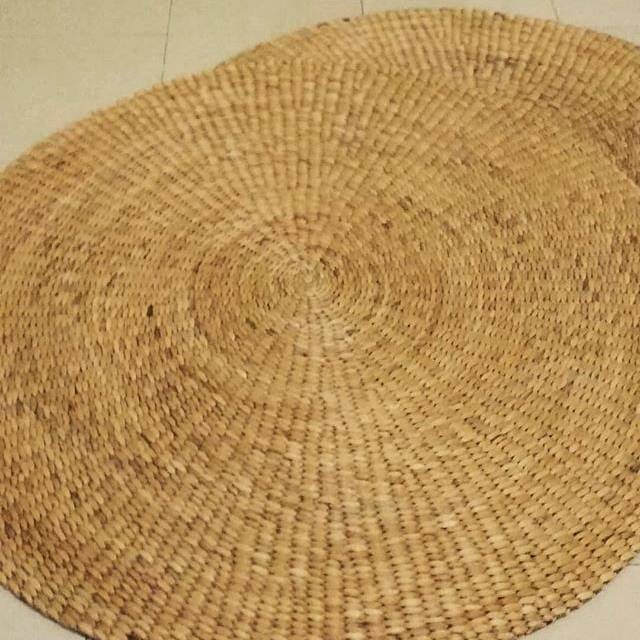 Rug Karpet eceng gondok bulat diameter 150cm SALE