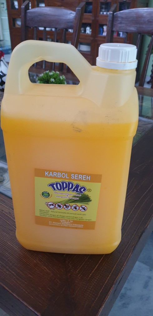 Toppas Karbol Sereh - 5 L 5l 5 Liter -grabgojek