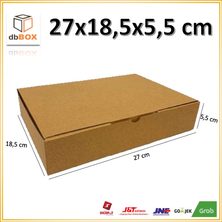 

Kardus 27 x 18,5 x 5,5 cm --Die Cut dan easy usage-- kotak donut isi 6