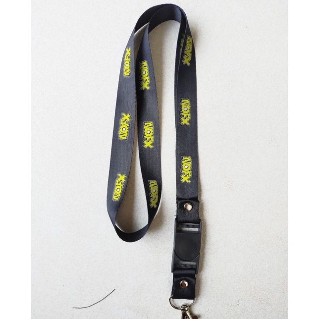 

Gantungan kunci Lanyard band NOFX musik Rock Metal tali lanyard band gantungan leher id card name tag