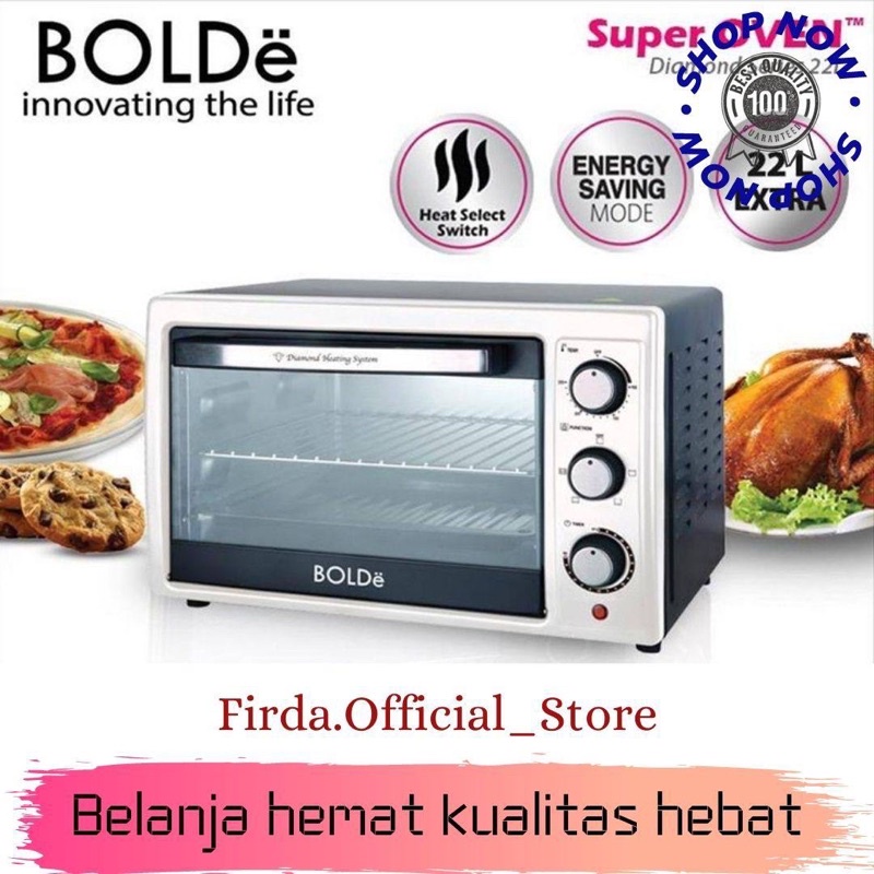 BOLDE SUPER OVEN DIAMOND 22L GARANSI RESMI