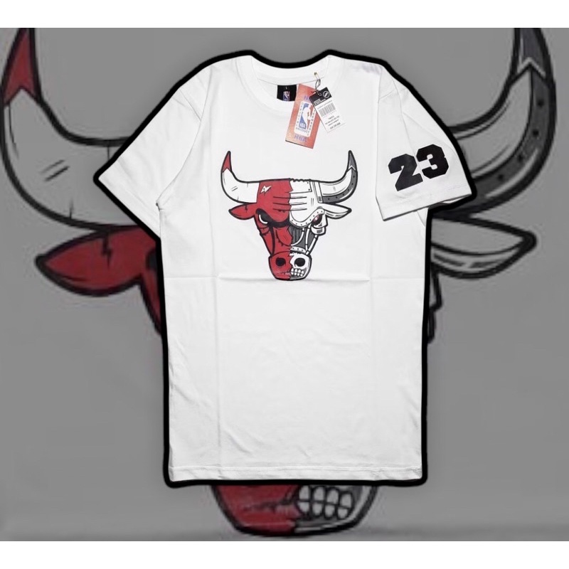 Tshirt White Chicago bulls banteng