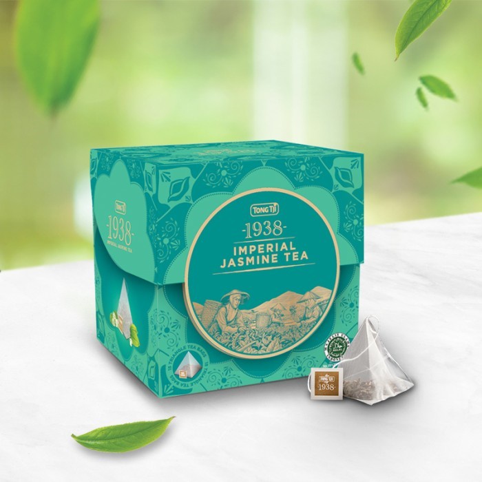 

(BISA COD) Tong Tji Pyramid, Imperial Jasmine Tea ( Pyramid Tea Bag/ Teh Celup )