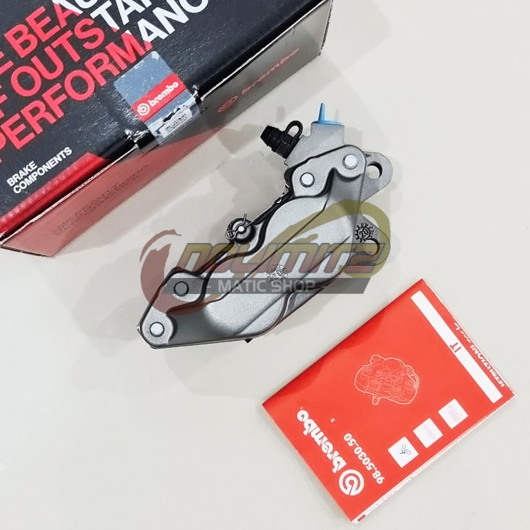 Kaliper Caliper ORI Brembo 4 Piston 1 Pin Grey Kiri PCX ADV Vespa Vario Beat Scoopy