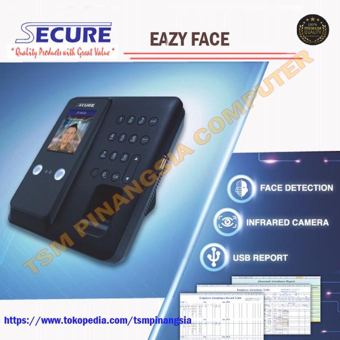 Secure Eazy Face - Mesin Absensi Sidik Jari dan Wajah - Fingerprint stock ada