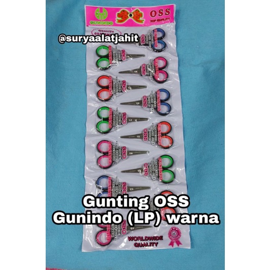 

Gunting Gunindo (OSS) 11.5cm GR15 Stainless =rp.6.000/1pcs
