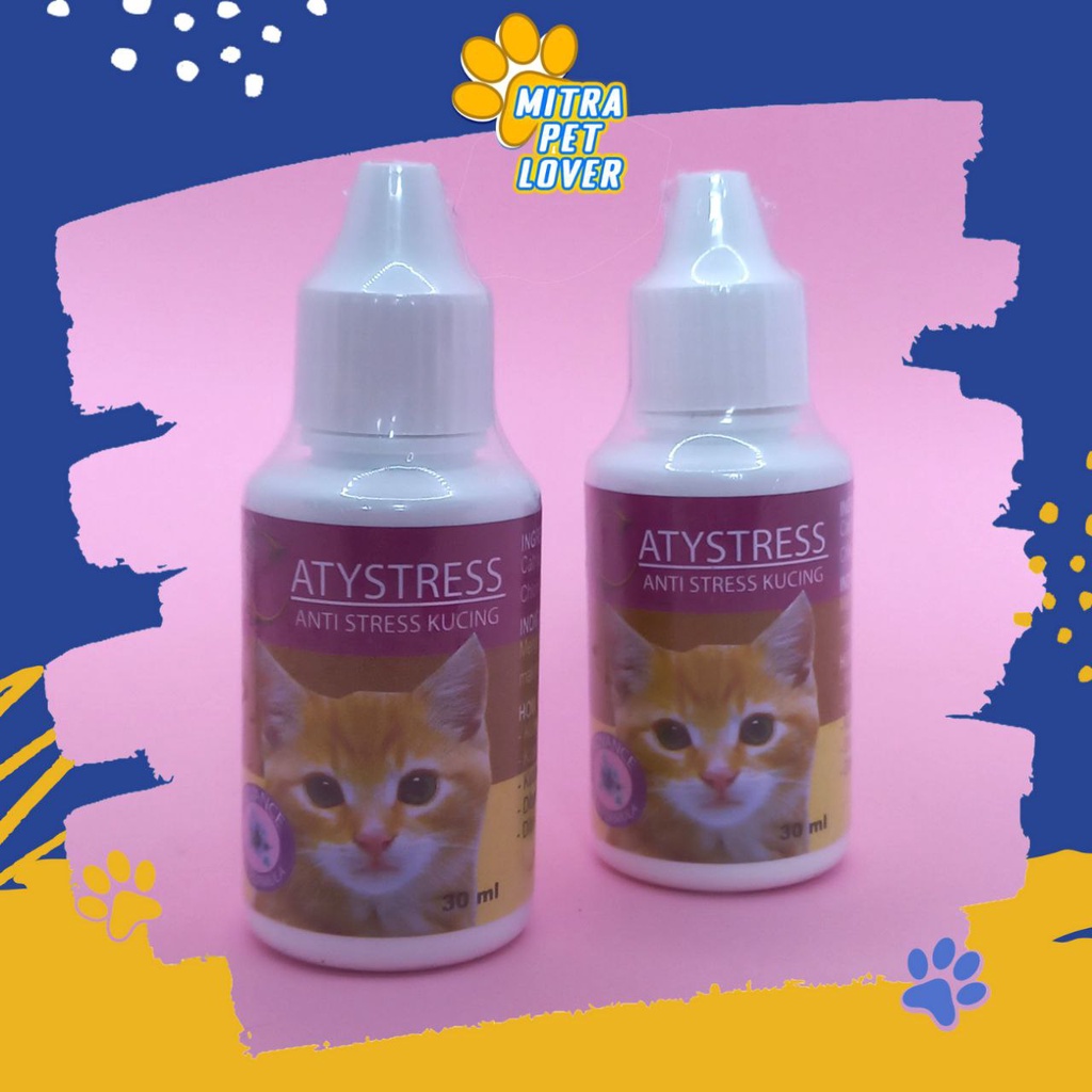 OBAT ANTI STRESS KUCING - CATYSTRESS 30 ML ORIGINAL - ANTI STRES KUCING CAT KITTEN JADI TENANG NYAMAN AMAN SEHAT SUPLEMEN PET ANIMAL HEALTHCARE AND VETERINARY TAMASINDO OBAT KESEHATAN DAN VITAMIN TERNAK HEWAN BINATANG PELIHARAAN MITRAPETLOVER