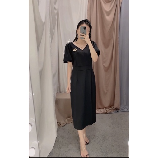 Aulia Dress || Midi Dress Wanita || Dress Formal || Vaeesan