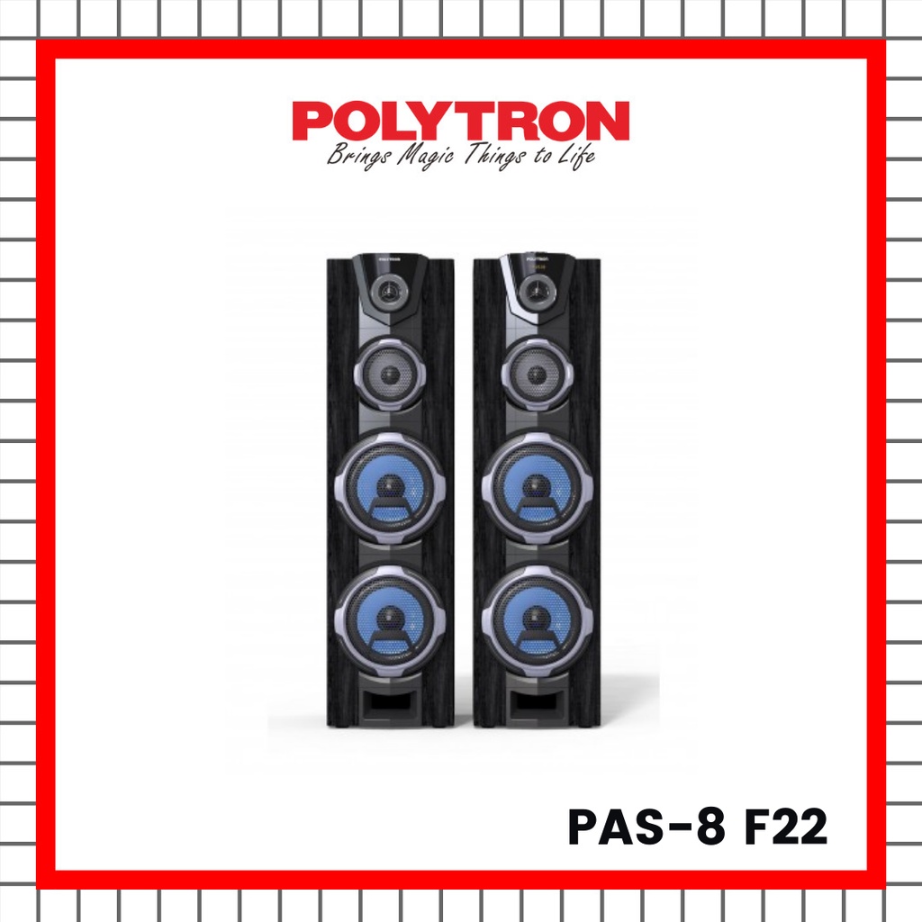 ACTIVE SPEAKER POLYTRON PAS-8 F22 / SPEAKER AKTIF POLYTRON PAS-8 F22