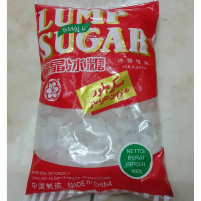 

LUMP SUGAR SMALL / GULA BATU 400 GRAM