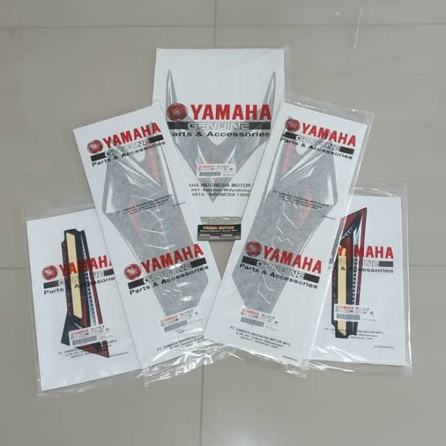STRIPING RX KING 2008 MERAH STIKER STRIPPING RX KING ORI YAMAHA YGP
