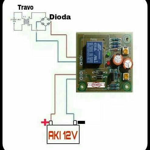 Kit Charger Aki Otomatis On Off Pcb Fiber Berkualitas Sale