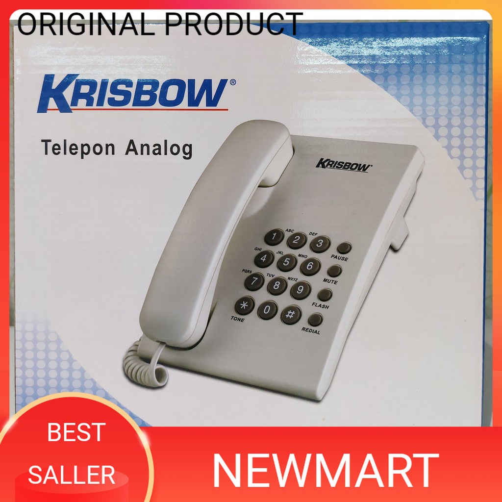 TELEPON RUMAH KRISBOW / TELEPON ANALOG / TELEPON BASIC