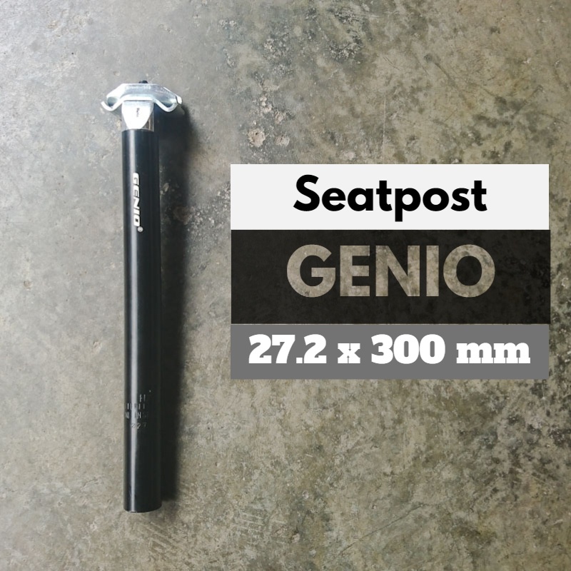 Seatpost Sepeda MTB Genio 27.2 x 300 mm Alloy