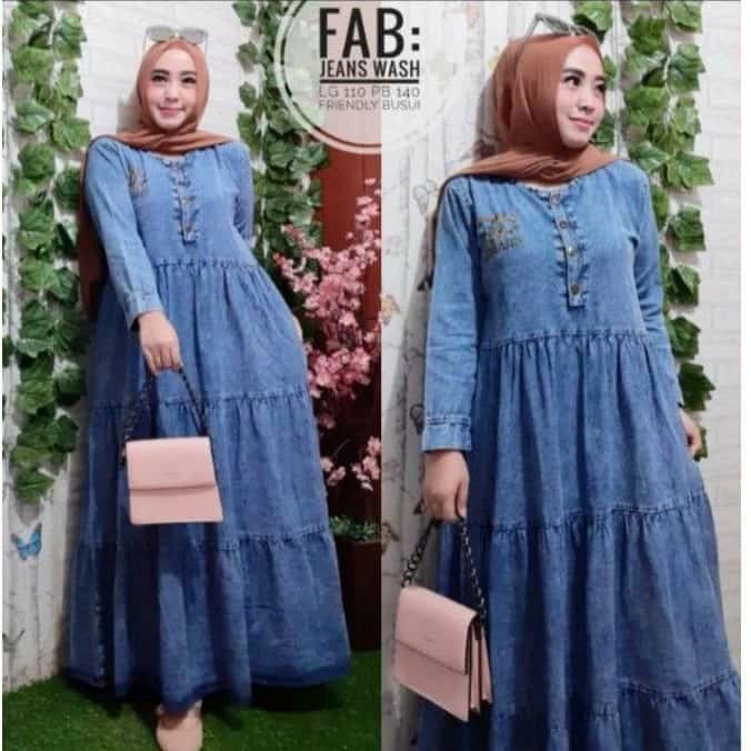 PREMIUM GAMIS JEANS LEVIS WANITA KEKINIAN