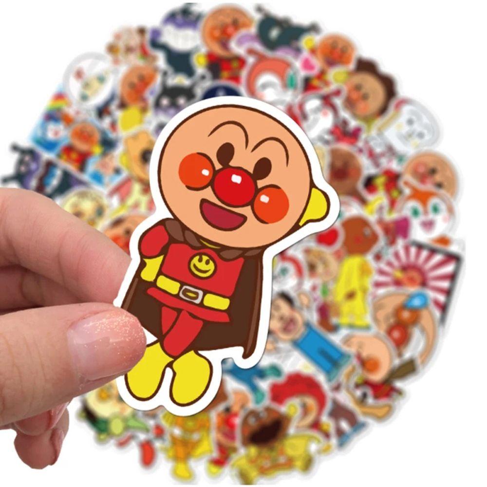 Agustina Anpanman Stiker Lucu Anti Air Stationery Sticker Koper Skateboard Stiker Anime