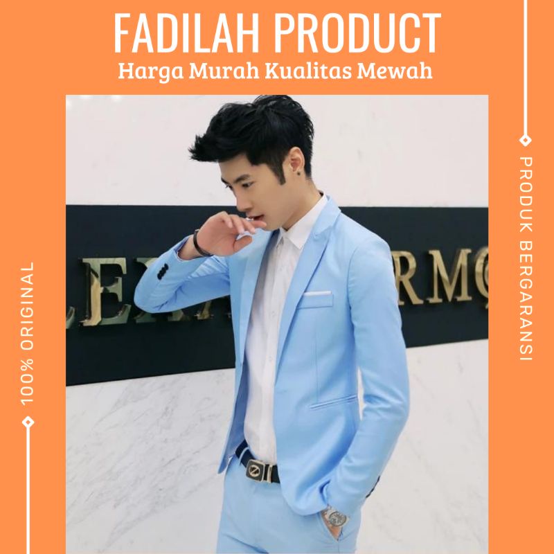 JAS BLAZER PRIA SLIMFIT JAS RESMI JAS FORMAL JAS NIKAH JAS WISUDA