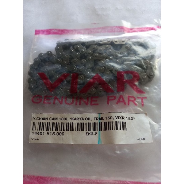 rantai kamprat atau rantai keteng viar cross x 150 200es dan bisa juga untuk cross x 250cc