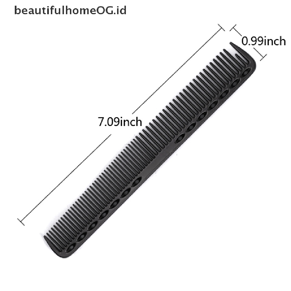 Sisir Rambut Bahan Aluminum Metal Anti Statis Untuk Salon