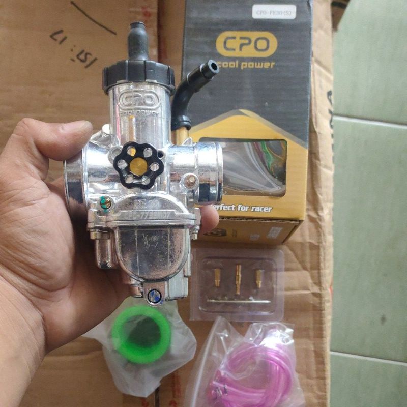 Karburator Karbu Pwk CPO NGO SUDCO 24 26 28 30 32 34 Black Series Hitam Easy-Pe s30