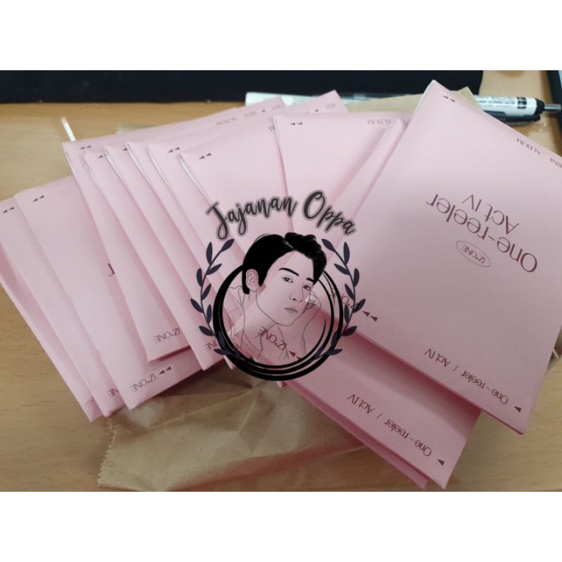 FULLSET BENEFIT PHOTOCARD SET IZONE ONE-REELER ACT IV